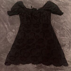 7 For All Mankind Size Small Black Lace Dress